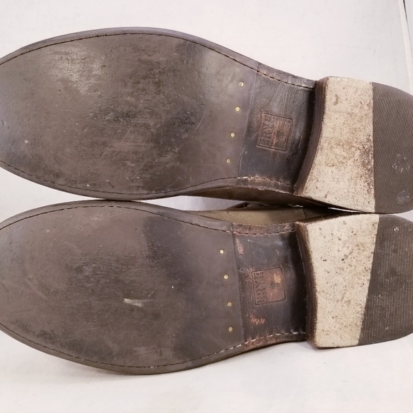 FRYE 77735 SHIRLEY STRAP BROWN SUEDE WOMEN BOOTS SIZE 9.5 B - Picture 6 of 9